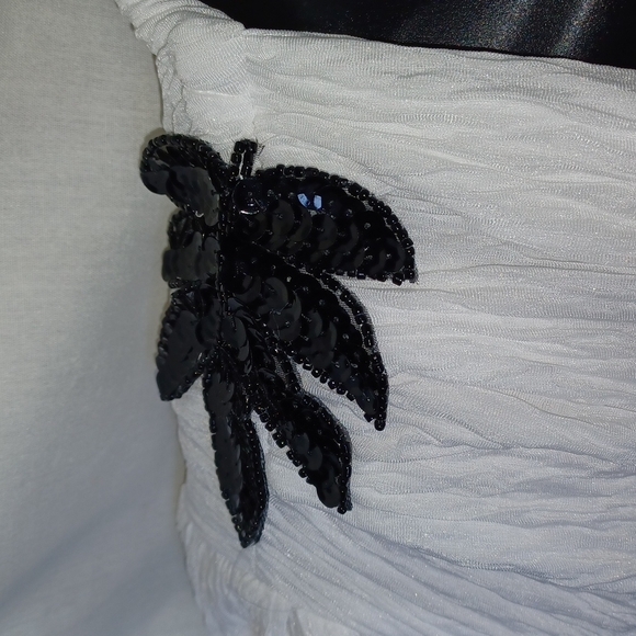 VINTAGE Avant Garde Black/white Lerner Dress & Jacket, below the knee - Picture 4 of 8